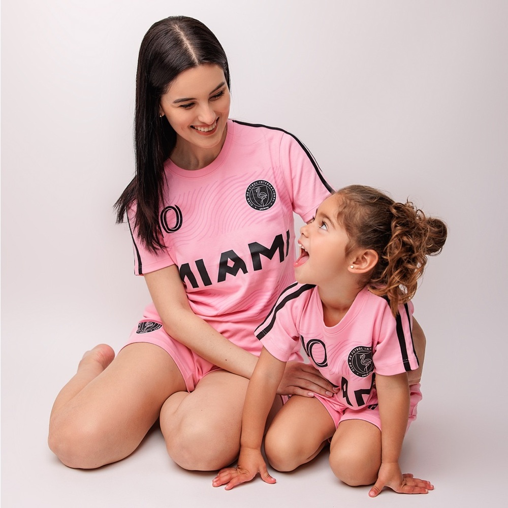 $94 NWT ONSIDE “Miami” Soccer Unisex Pajama Set – Top & Shorts Kids & Adults Sz